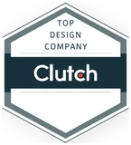 Clutch Top Design Company, Australia award badge.