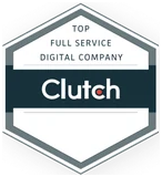 Clutch Top Full Service Digital Company, Australia award badge.