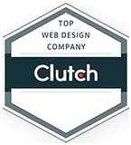 Clutch Top Web Design Company, Australia award badge.