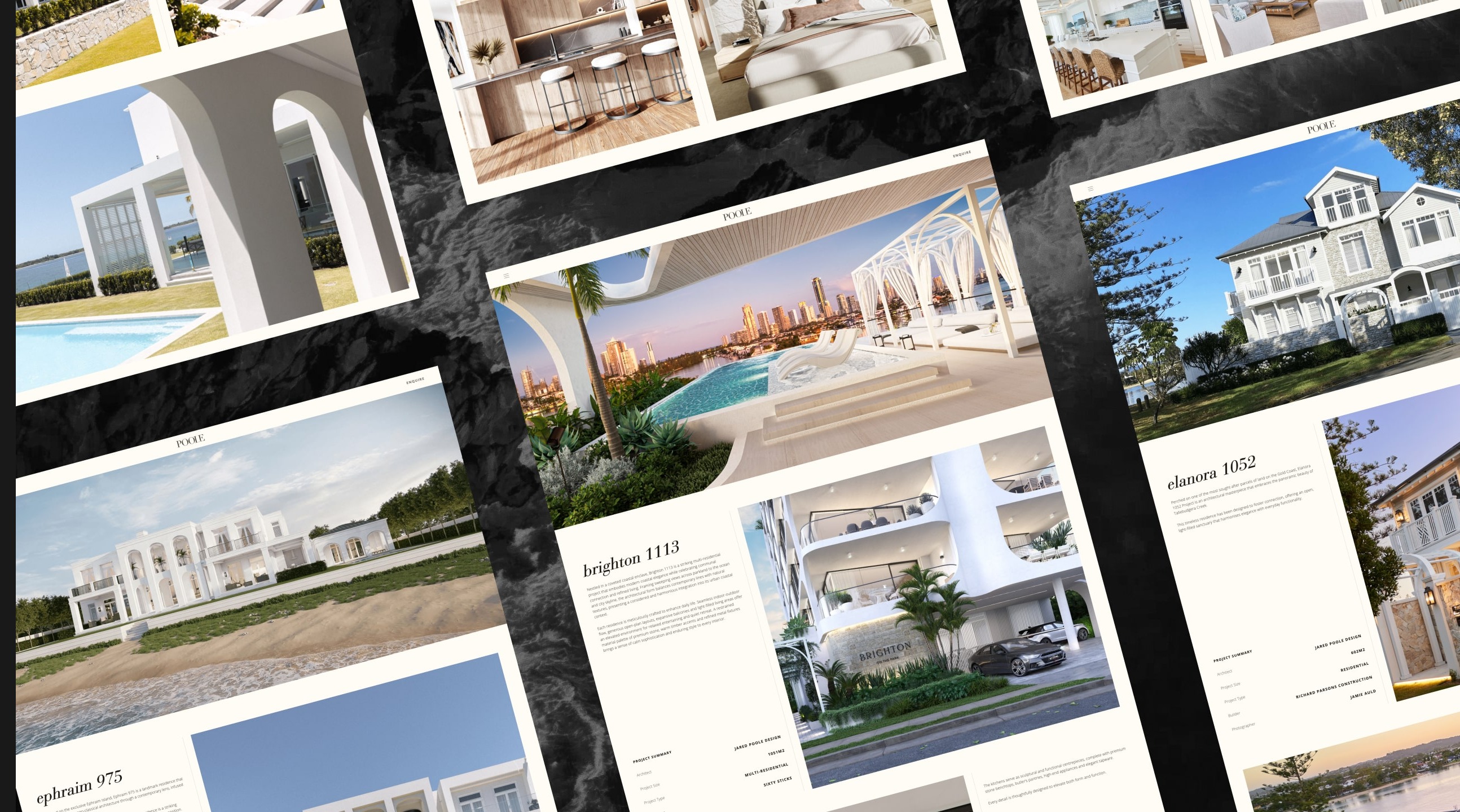 Jared poole design architecture website redesign screenshot.