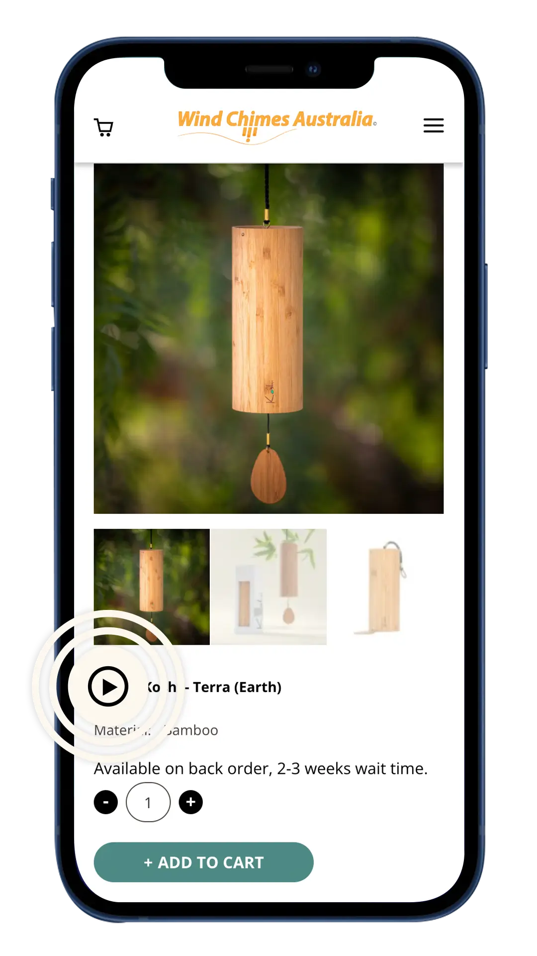 Wind Chimes iphone.