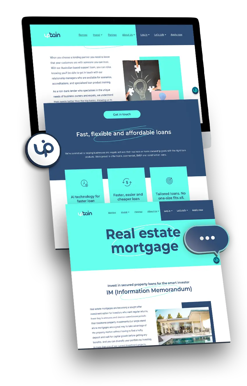 Uptain realestate mortgage.