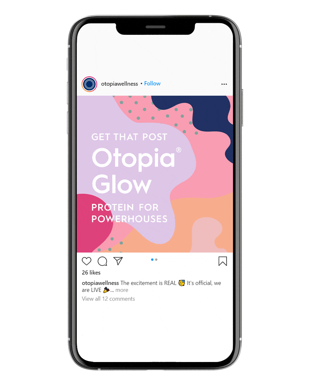 Otopia Wellness launch social media creative.