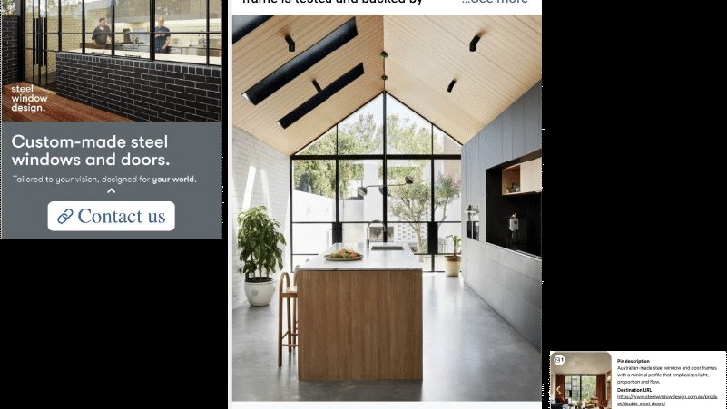 Home improvement social media marketing ad series.