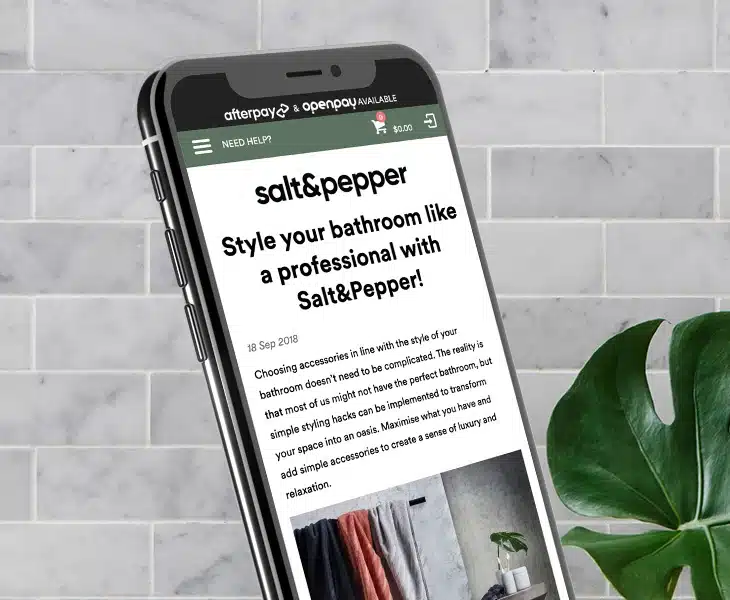 Salt & Pepper salt pepper creative blog copywriting.