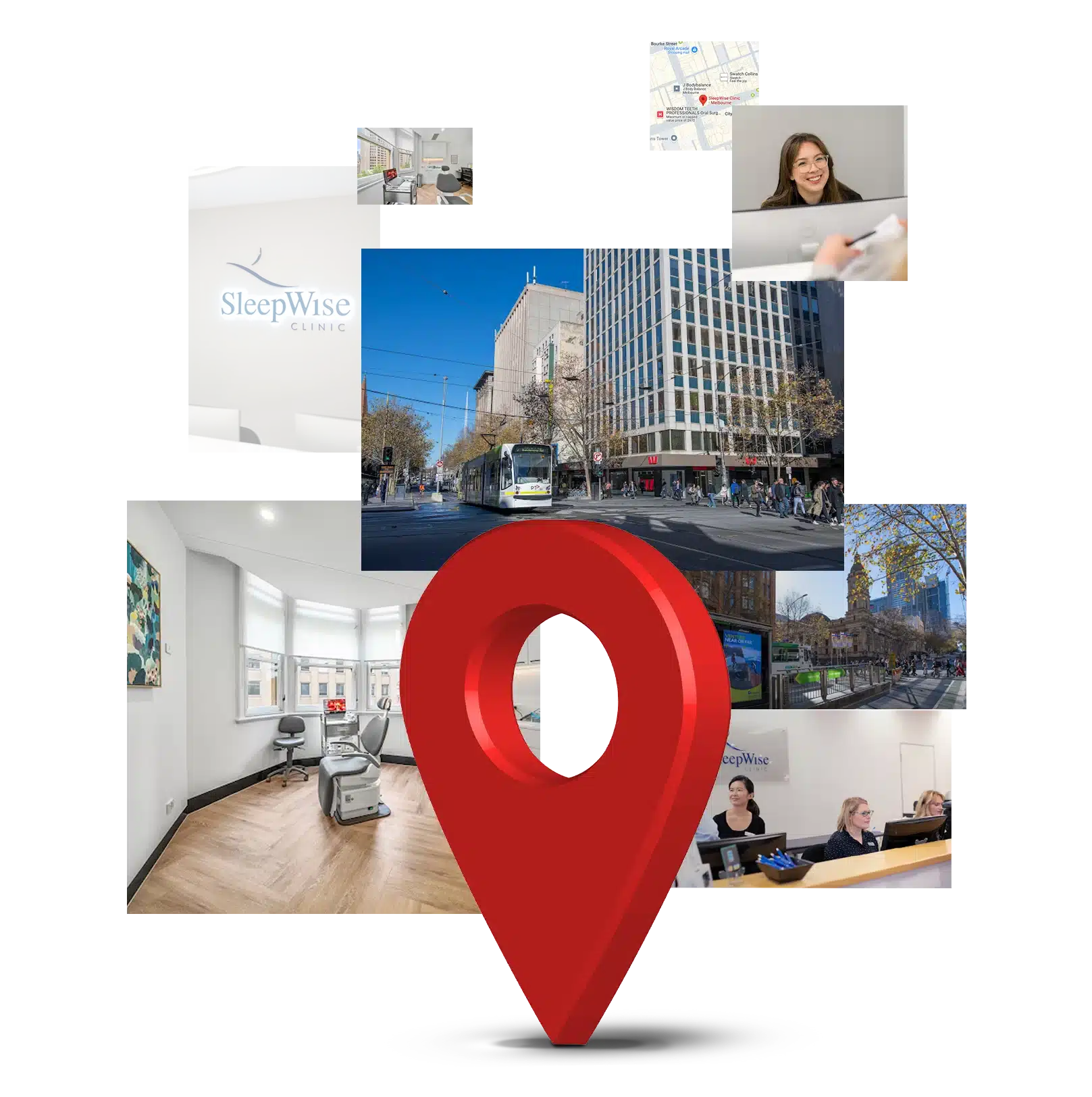 SleepWise clinic branch locations.