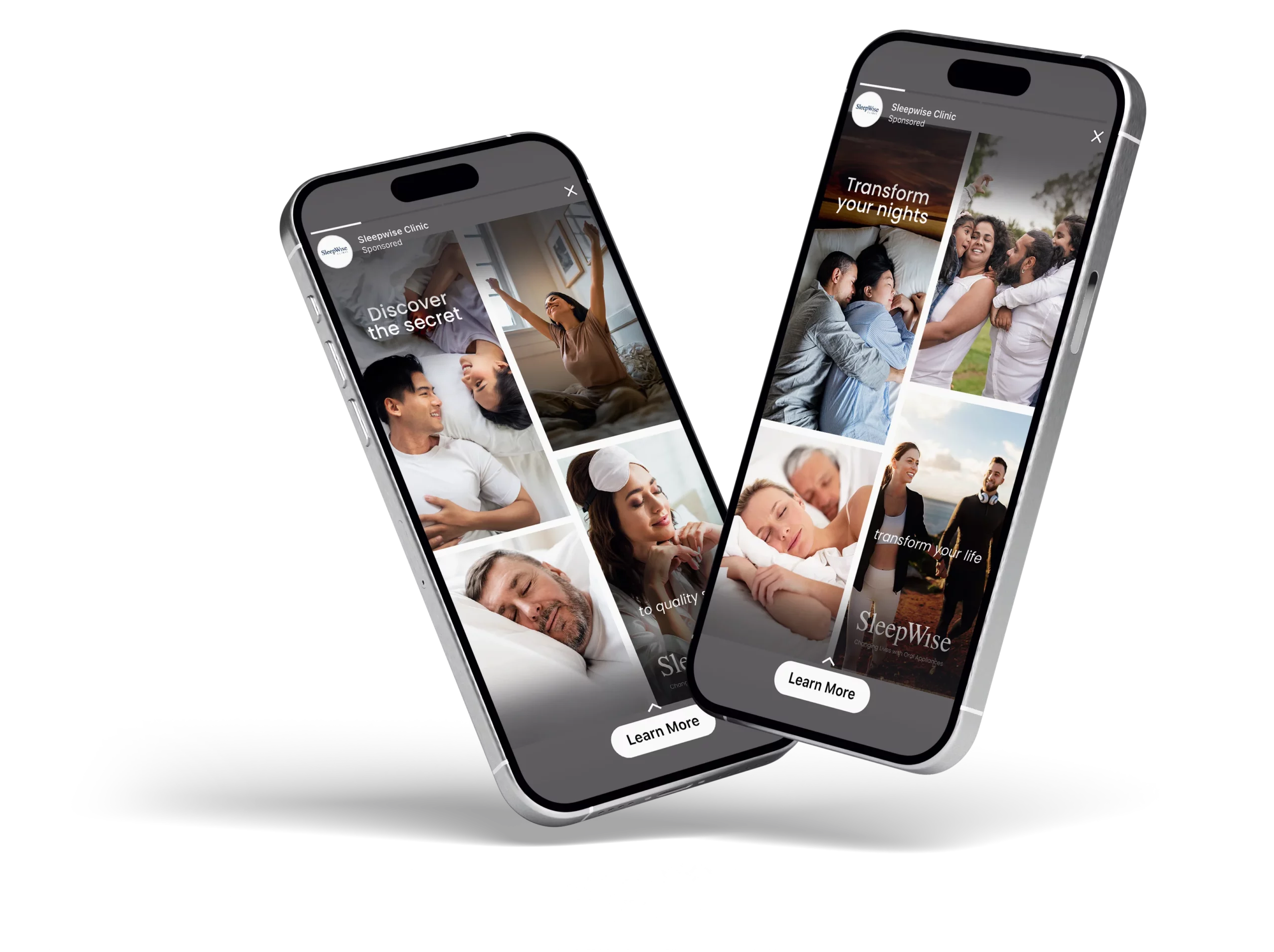 SleepWise social media advertising campaign.