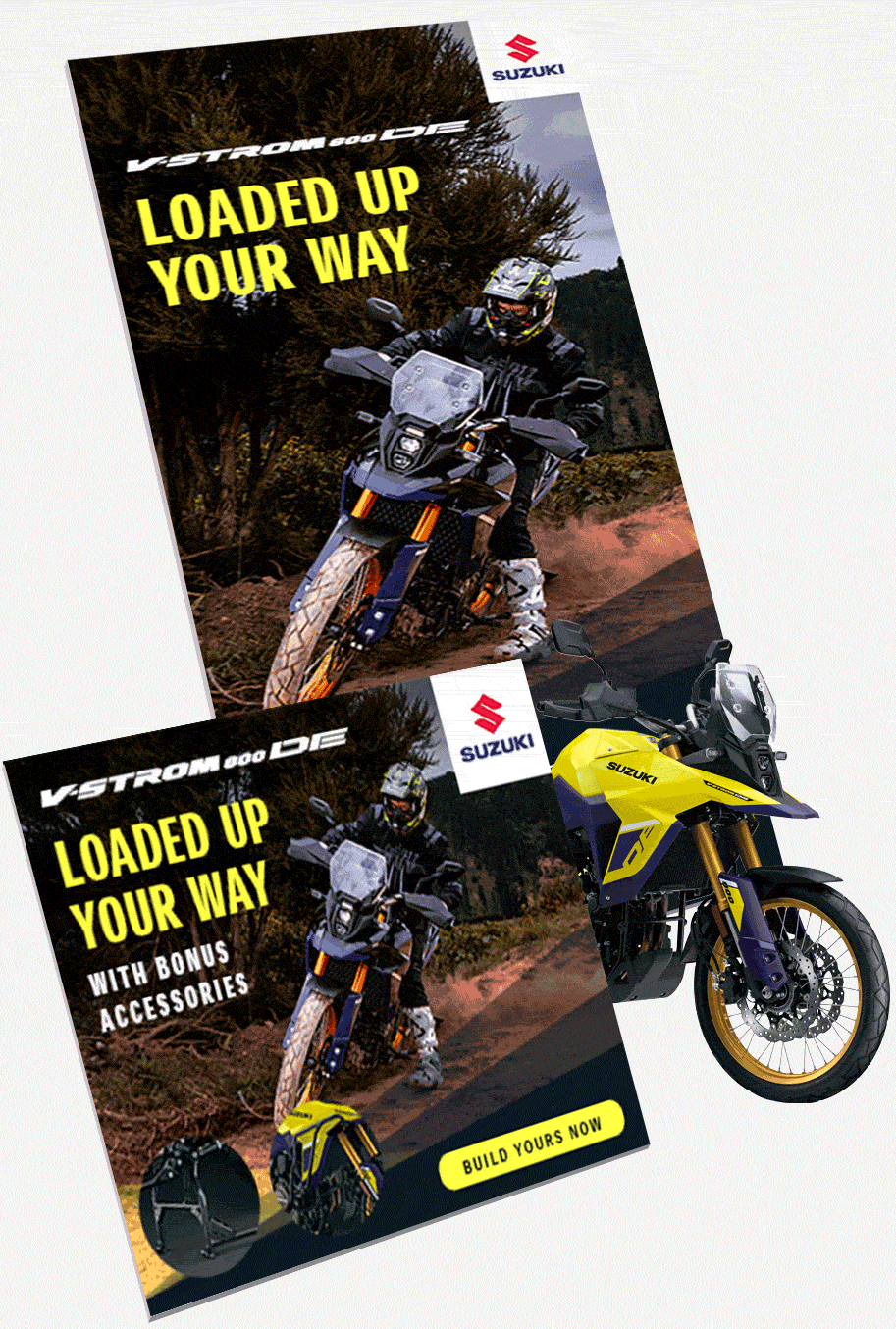 Suzuki Motorcycles suzuki motorcycle google advertising animation.