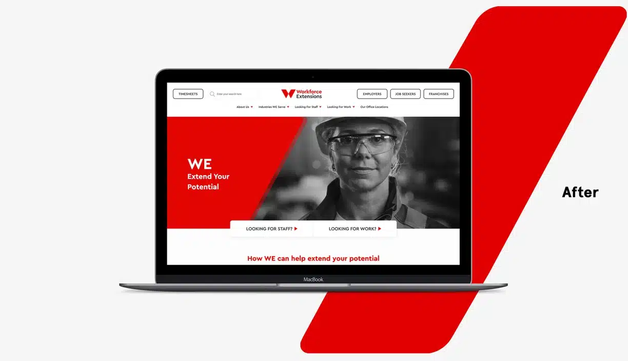 Workforce new website comparison.