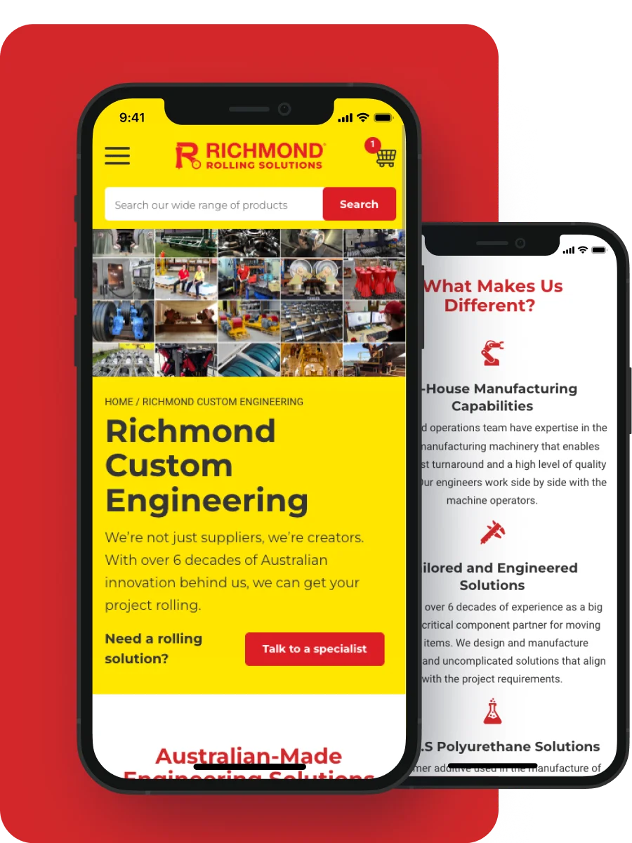 Richmond Rolling Solutions richmond website development.