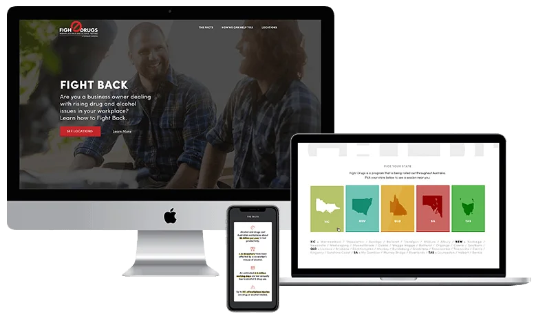 Pathtech website integrations desktop and mobile display.