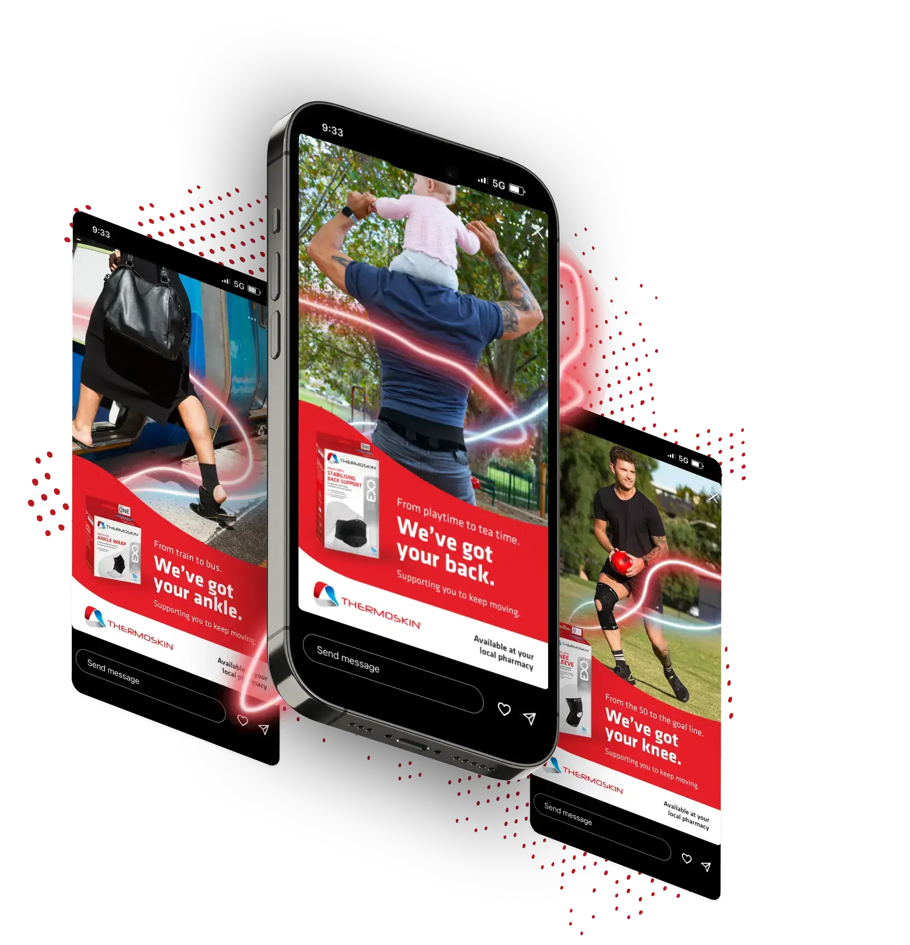 Social Media Thermoskin Ads Mockup.