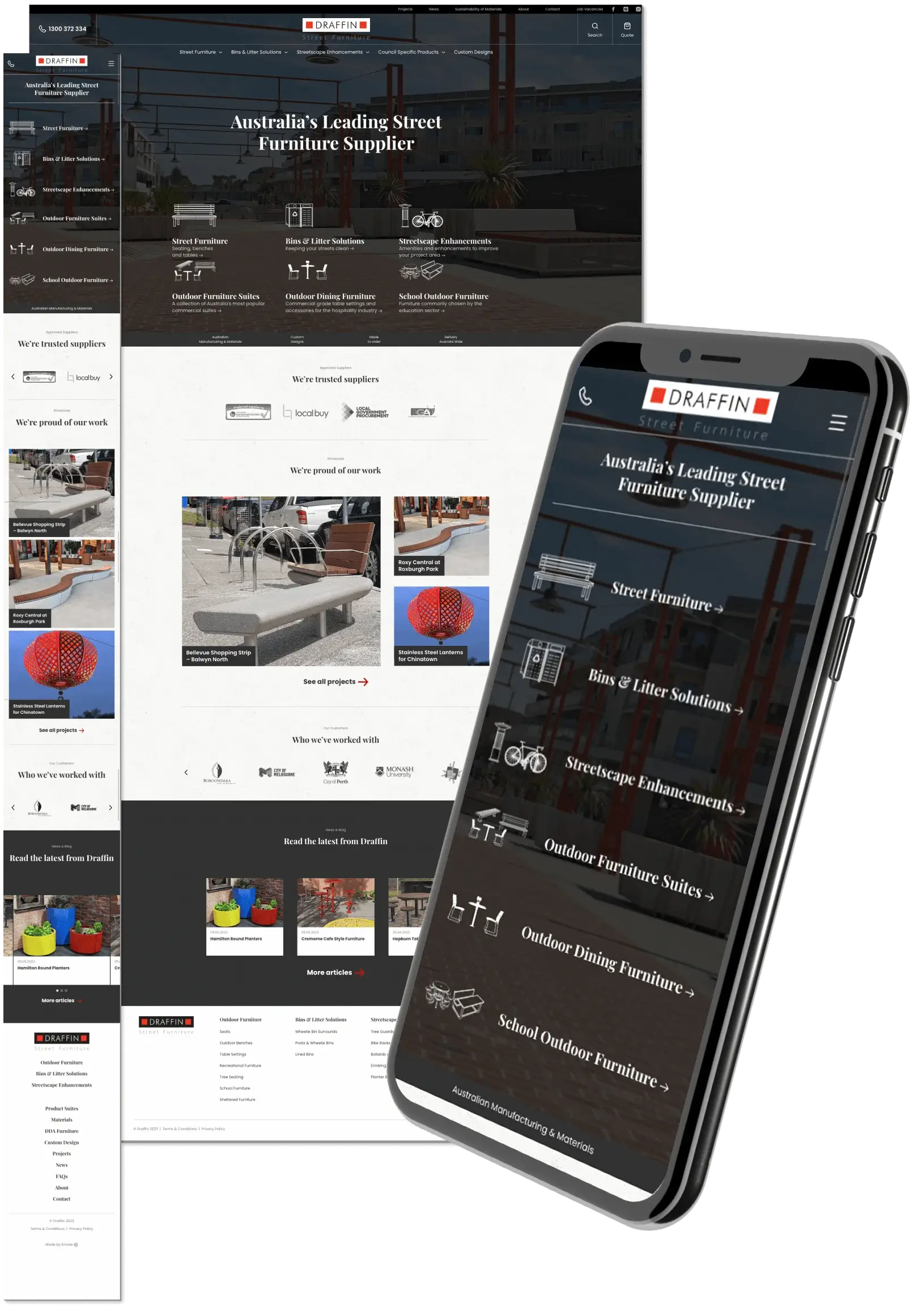 Draffin home page.