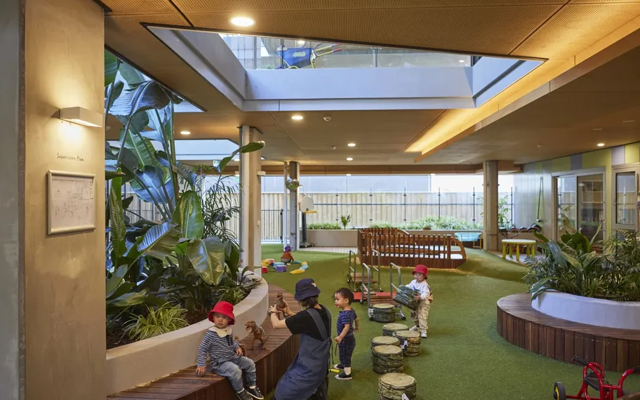 Little Lane early-learning centre interior with children at play.