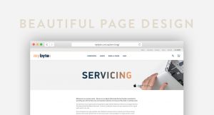 beautiful page design