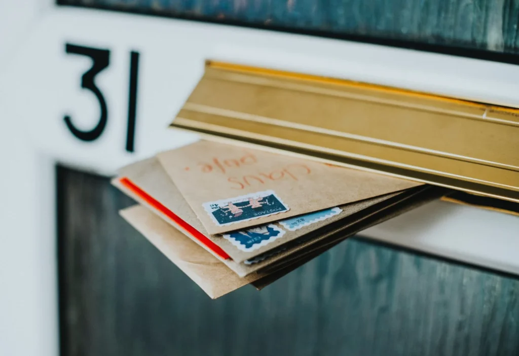 Direct Mail in Door Letterbox Slot