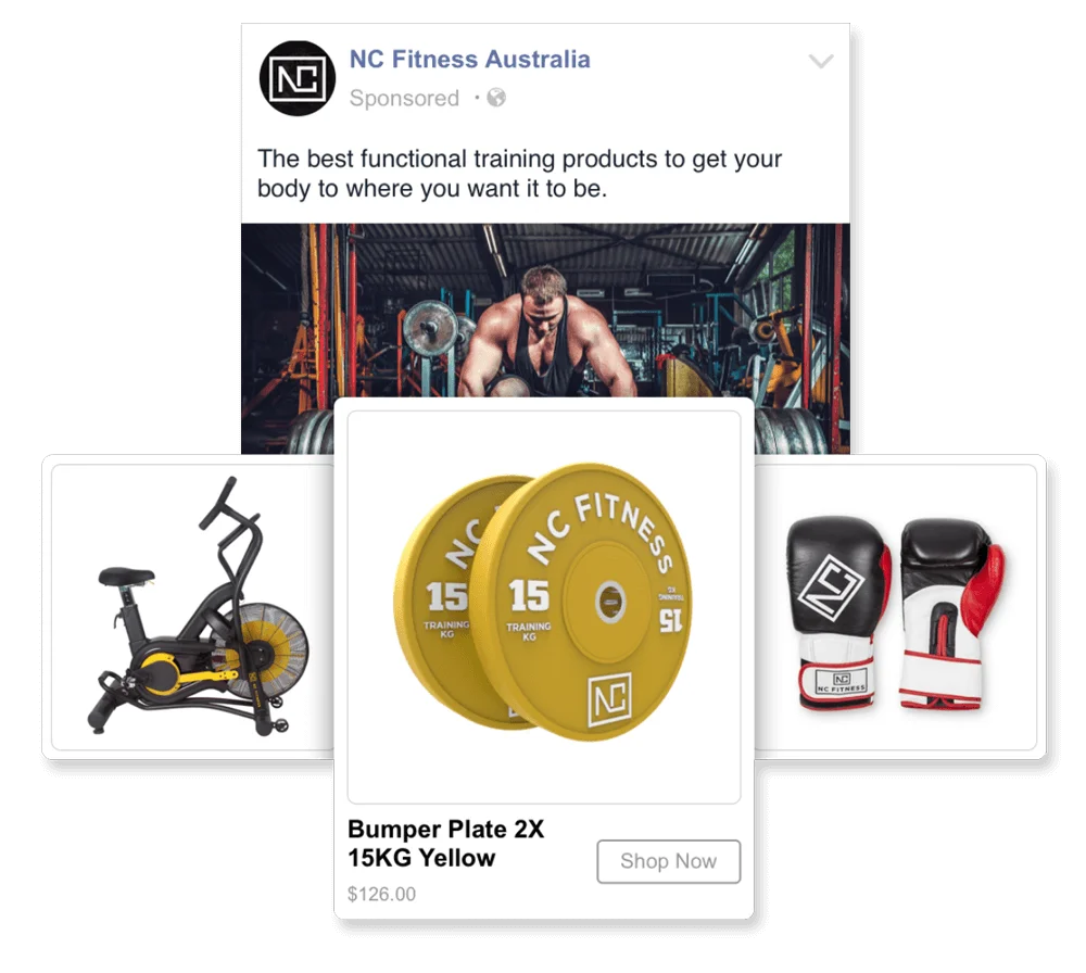NC Fitness Australia social media advertising