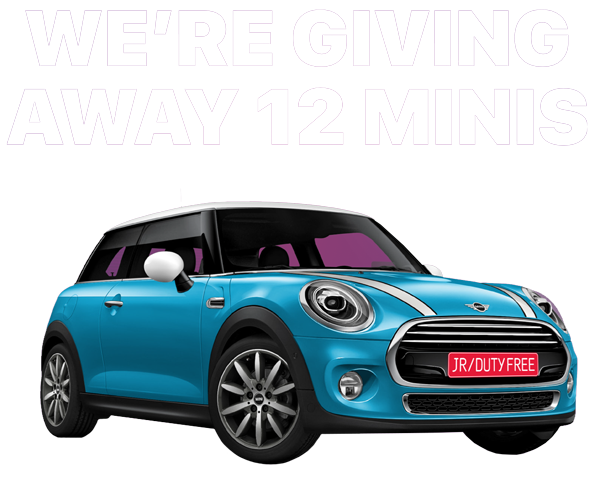 Mini Cooper with JR/Duty Free Plat Number