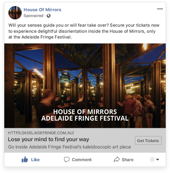 House of Mirrors Facebook Advertising