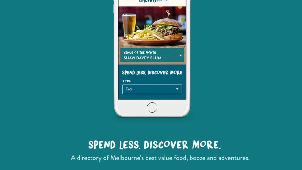 UX Mobile Design for the Melbourne Cheapskate Website