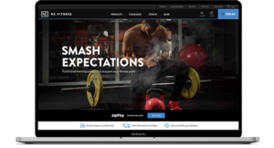 fitness ecommerce UX design