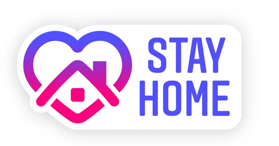 The Stay Home Sticker Facebook