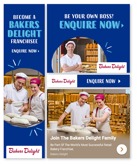 Bakers Delight Exposure on Media Through AdRoll