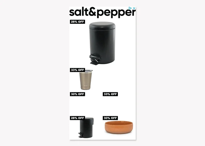 Salt & Pepper Homeware Advertising Animation