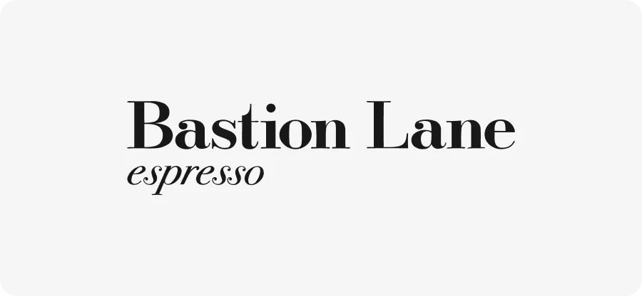 bastion lane espresso logo