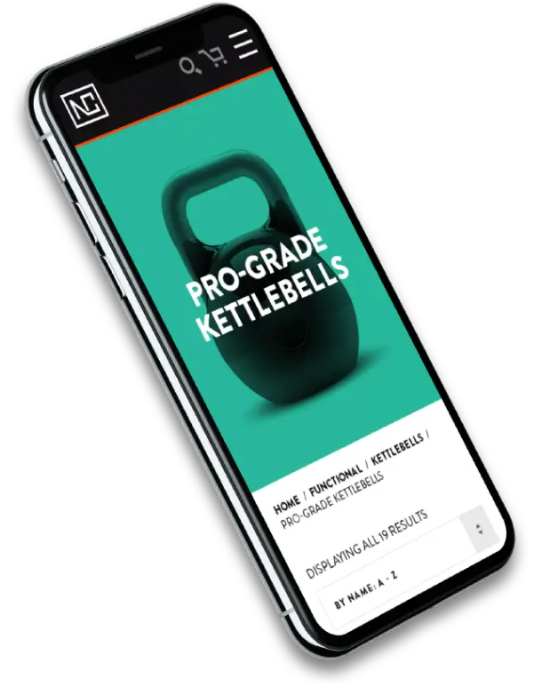 Pro-Grade Kettlebells by Nc-Fitness Australian Product Advertisement