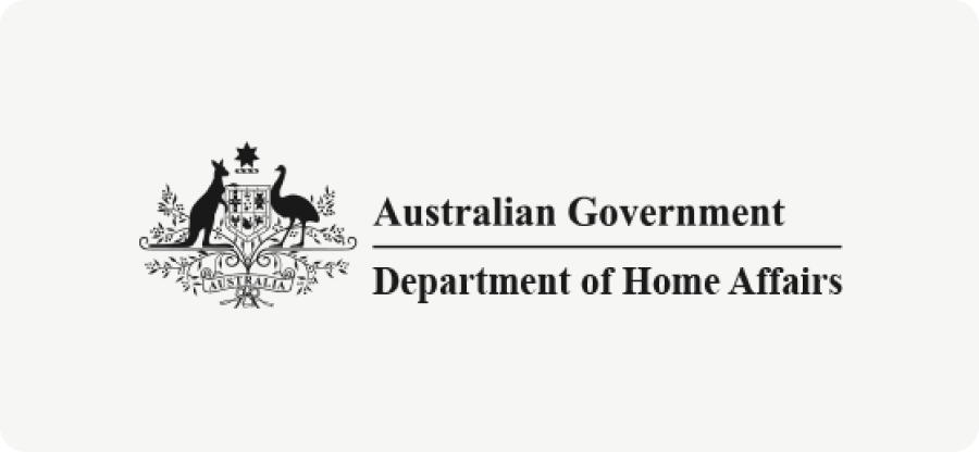 Australian Goverment Departemt of Home Affairs Logo